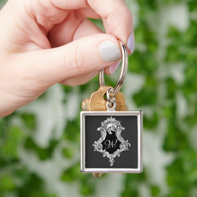 Chaveiro Monograma Personalizado Inicial (Mão)