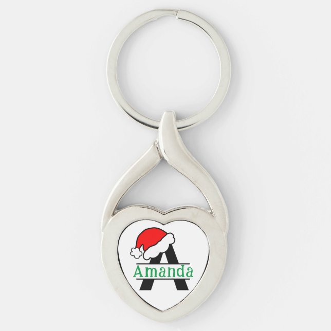 Chaveiro Monograma Personalizado Monograma Monograma Person (Frente)