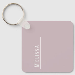 Chaveiro Monograma personalizado, orçamento mauve