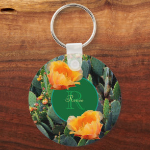 Chaveiro Monograma Personalizado - Pear Cactus Picante Lara