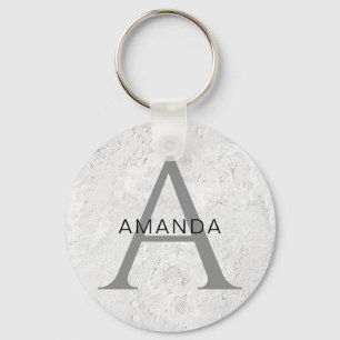 Chaveiro Monograma profissional simples adicione seu nome