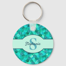 Monograma Scalid Sea Green Aqua Blue