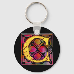 Chaveiro Monograma: Stainglass C