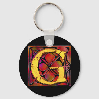 Chaveiro Monograma: Stainglass G