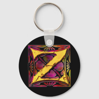 Chaveiro Monograma: Stainglass Z