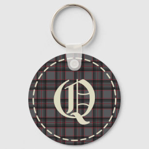 Chaveiro Monogrammed da letra Q