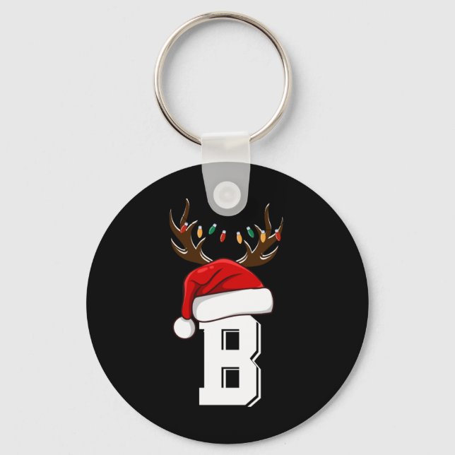 Chaveiro Monogrammed Family Christmas Matching Outfits T Sh (Frente)