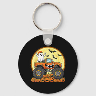 Chaveiro Monster Truck Cute Boo Pumpkin Kid Dia de as Bruxa