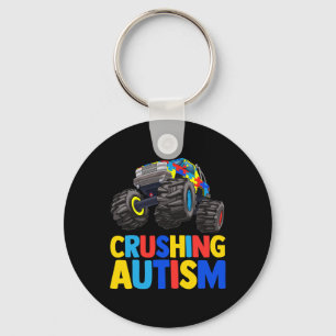 Chaveiro Monster Truck Esmagando Autismo Autismo