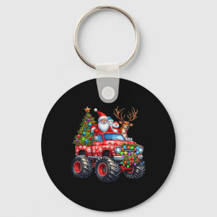 Chaveiro Monster Truck Papais noeis Reindee Crianças de Árv