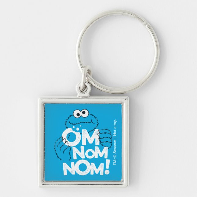 Chaveiro Monstro Come Biscoitos | Om Nom Nom! (Frente)