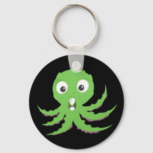 Chaveiro Monstro de mar verde bonito