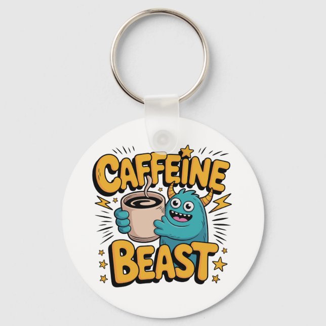 Chaveiro Monstro do Café (Frente)