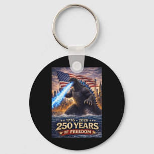 Chaveiro Monstro Kaiju Japonês 250 Anos 1776 2026 4º De