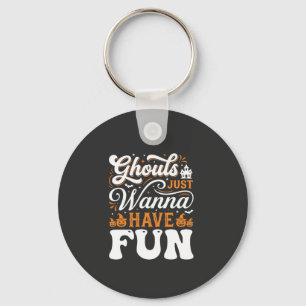Chaveiro Monstros de Halloween Só Querem se Divertir Design