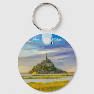 Chaveiro Mont-Saint-Michel, França - Abadia Medieval