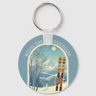 Chaveiro Montanha Baker Washington Cascades souvenir de esq