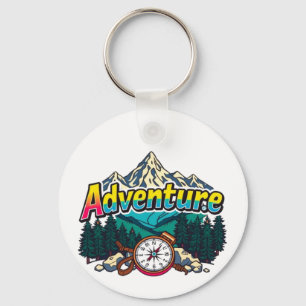 Chaveiro Montanha de Aventura – Design de Natureza para Cam