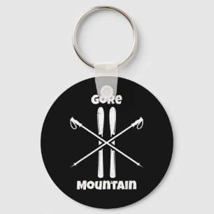 Chaveiro Montanha Gore Adirondacks Esqui Esquis Esquiando E