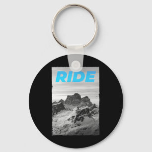 Chaveiro Montanha Ride Snowboard Esquiando Snowboard Esqui
