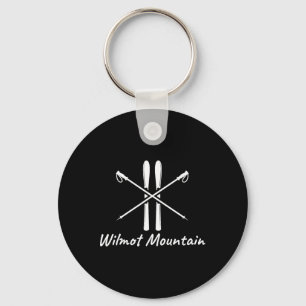 Chaveiro Montanha Wilmot Illinois Esqui Bastões de Esqui In
