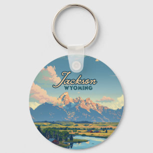 Chaveiro Montanhas de Tetons do Ranking Jackson Hole Wyomin