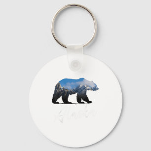 Chaveiro Montanhas do Alasca Uram Grizzly, Estado do Alasca
