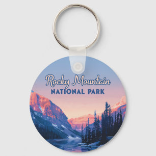 Chaveiro Montanhas do Parque Nacional das Montanhas Rochosa