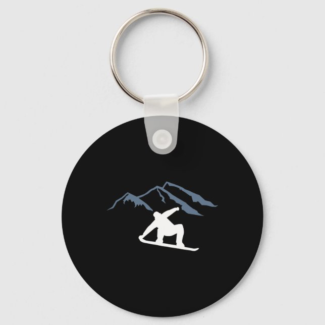 Chaveiro Montanhas Snowboard 1 (Frente)