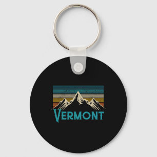 Chaveiro Montanhas Vermont Vintage Retro Caminhando Souveni