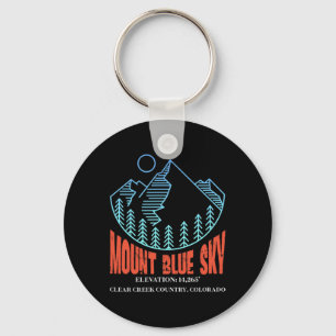 Chaveiro Monte Blue Sky Colorado Montanha de Esqui Esqui Es