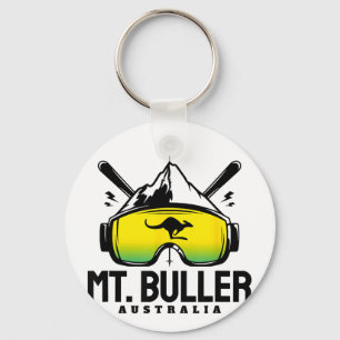 Chaveiro Monte buller austrália esqui retro esquiação 