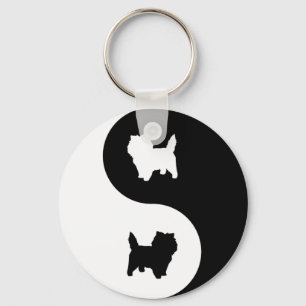 Chaveiro Monte de pedras Terrier Yin Yang