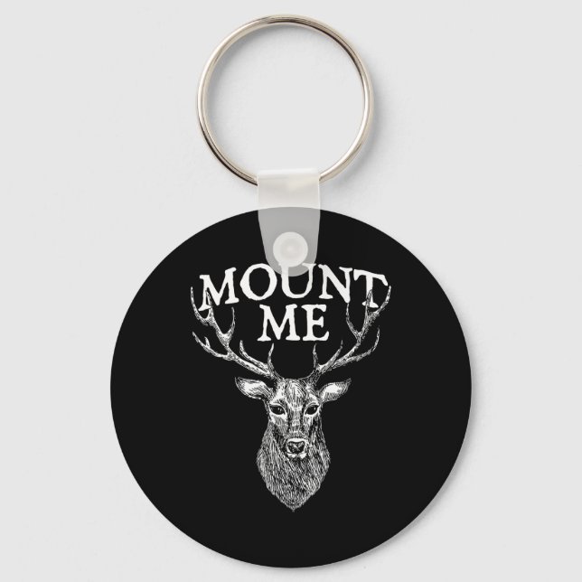 Chaveiro Monte-me - Deer Lover caçando Floresta Antler Wild (Frente)