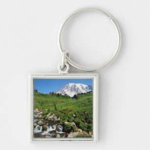 Chaveiro Monte Rainier, cachoeira, coberto de neve