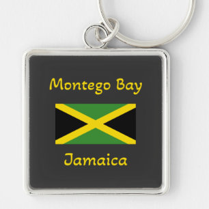 Chaveiro Montego Bay Jamaica - Bandeira jamaicana