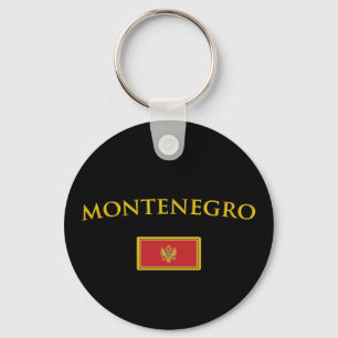 Chaveiro Montenegro dourado
