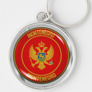 Chaveiro Montenegro Round Emblem