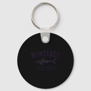 Chaveiro Monterey Califórnia tubarão vintage plum arte pesc