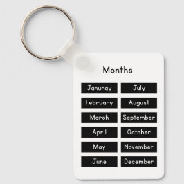 Chaveiro Months of the year