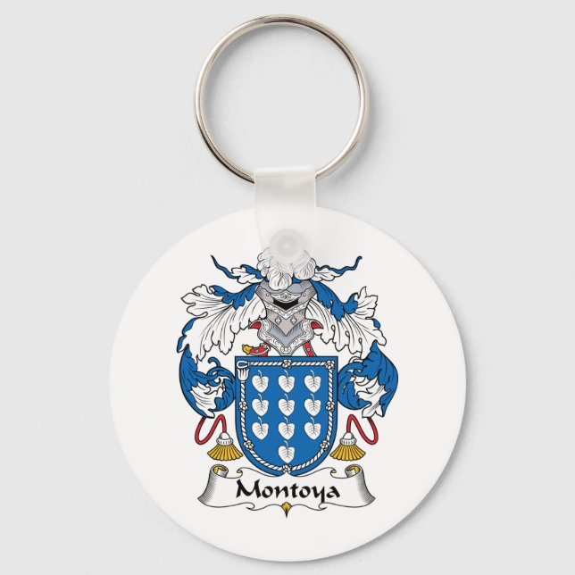 Chaveiro Montoya Family Crest (Frente)