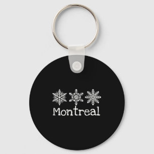Chaveiro Montreal canadá flocos de neve neve inverno esqui