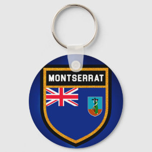 Chaveiro Montserrat Flag