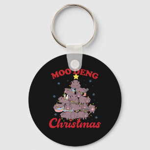 Chaveiro Moo Deng Árvore Natal Ba