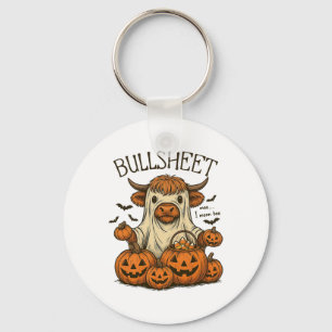 Chaveiro Moo. Quero Dizer Boo Bullsheet Vaca Fantasma Hallo
