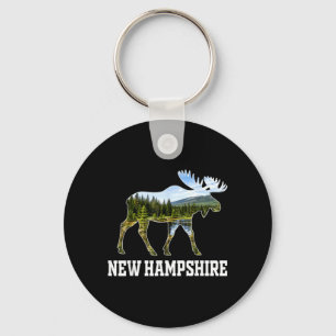 Chaveiro Moose de New Hampshire Floresta Vida Selvagem Natu