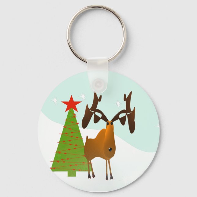Chaveiro Moose Natal (Frente)