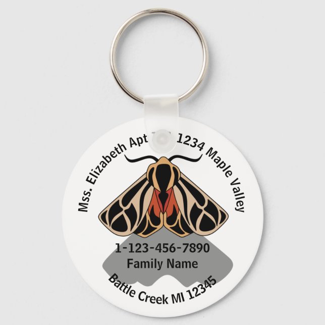 Chaveiro Morada inicial da família Mth do Tiger (Frente)