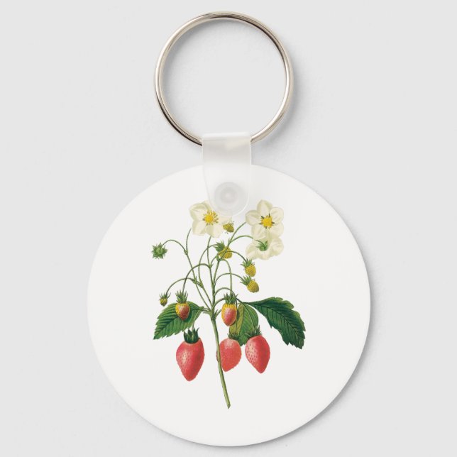 Chaveiro Morangos Frutas-da-safra, por Redoute (Frente)