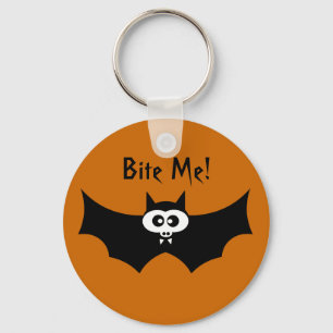 Chaveiro Morda-me bastão do Dia das Bruxas